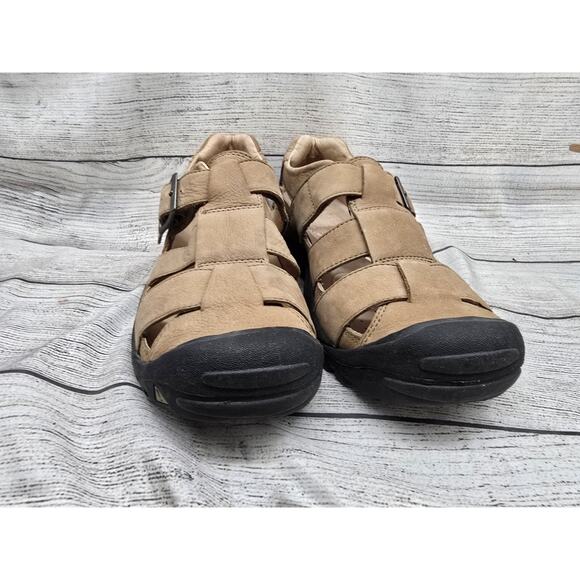 Mens Keen XT Fisherman Brown Leather Casual Comfort Sandals Size 9.5 M EUC - Picture 3 of 10
